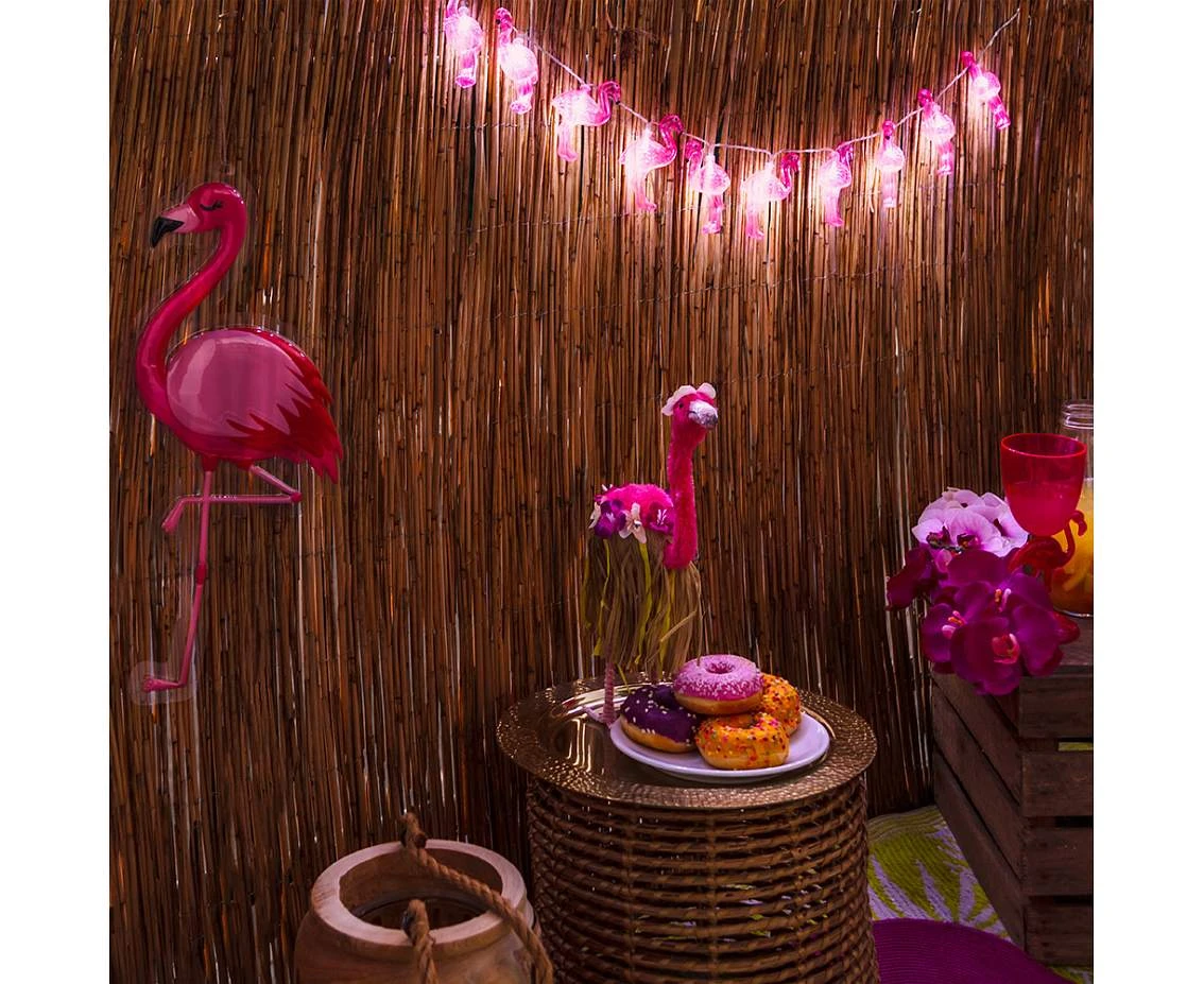 Girlanda LED Flamingi, 140 cm