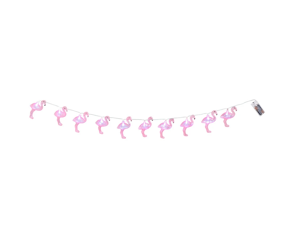 Girlanda LED Flamingi, 140 cm