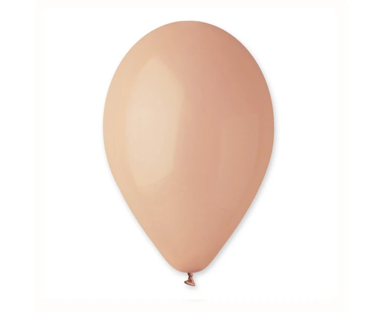 Balony Gemar 12", pastel przygaszone różowe, 100szt.