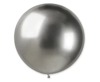 Balony Gemar, kula shiny 0,80m srebrna, 1szt.