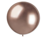 Balony Gemar, kula shiny 0,80m różowo-złota, 1szt. KK