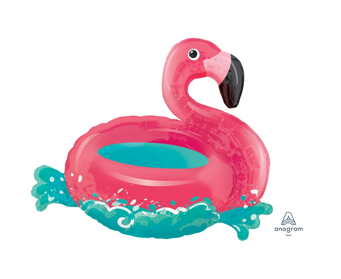 Balon foliowy SuperShape Flamingo, zapakowany KK