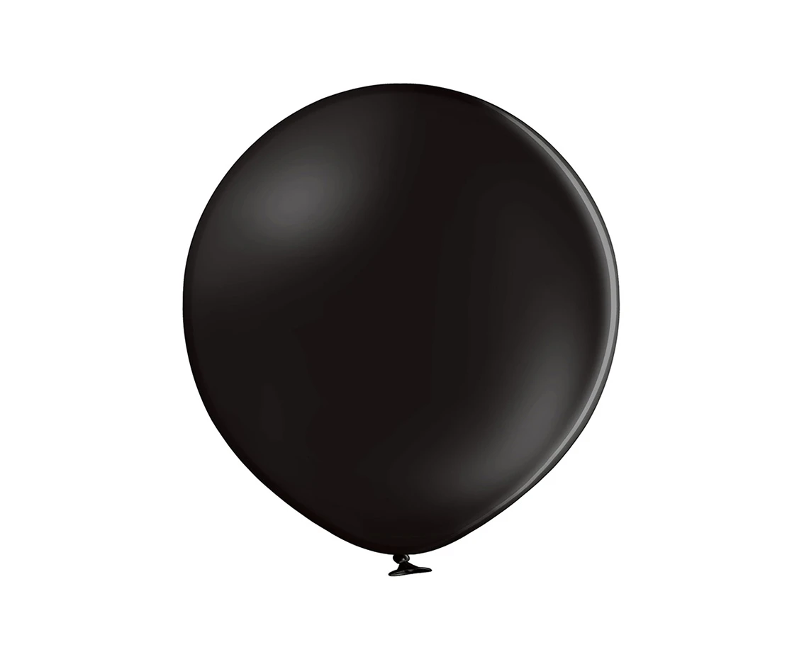 Balony Belbal 5", D5-025, (pastel black) pastel czarne, 100szt.