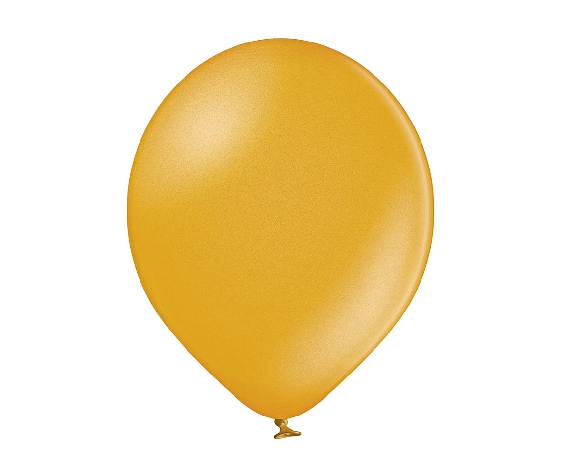 Balony Belbal 12", B105-060, (metallic gold) metalik złote, 50szt. KK