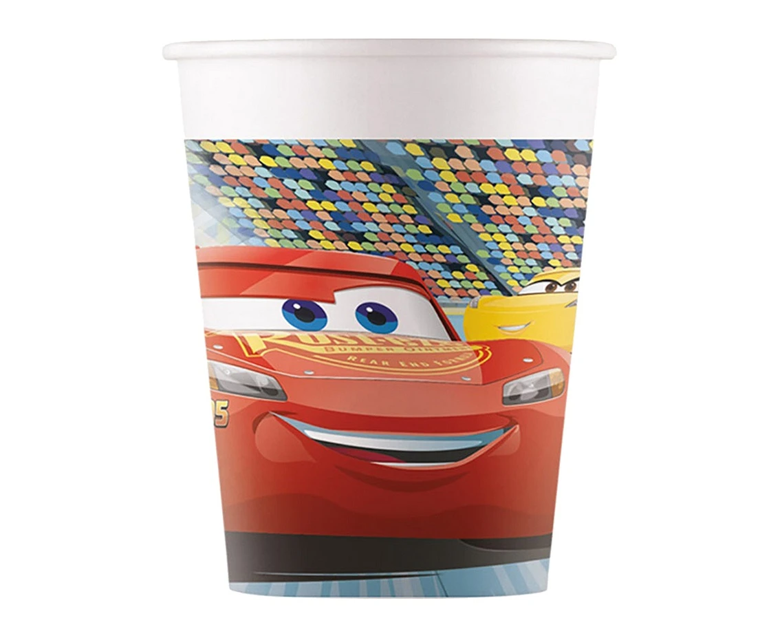 Kubeczki papierowe (WM), Cars 3 (Disney), 200ml, 8 szt. (SUP label) KK