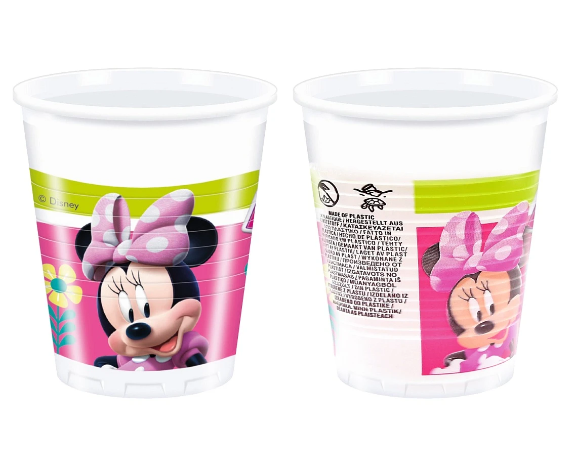 Kubeczki plastikowe (WM), Minnie Happy Helpers (Disney), 200ml, 8 szt. (SUP label) KK