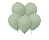 Balony B&C 12", pastel szaro-zielone, 50szt.