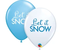 Balony Anagram 11", QL "let it snow", 6szt. KK