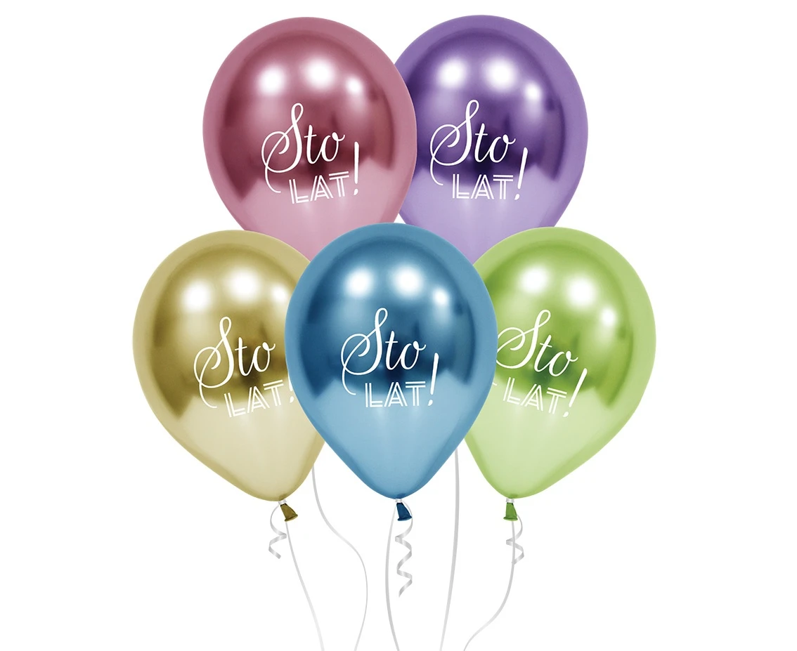 Balony B&C 12", Sto Lat platyna, 5szt.