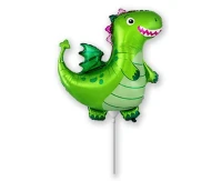 Balon foliowy 14" FX - Smok zielony, niepakowany