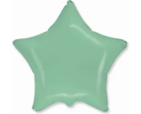 Balon foliowy 18" FX - Gwiazda (pastel miętowy), niepakowany