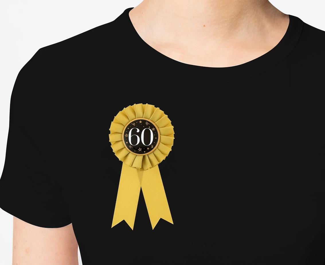Kotylion B&C jubileuszowy 60