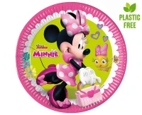 Talerzyki pap. Minnie Happy Helpers, next generation, 23 cm, 8 szt. (plastic-free) KK