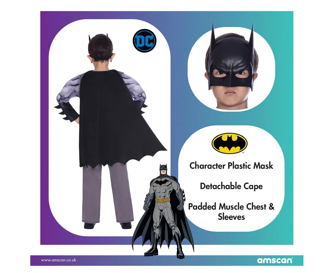 Strój dla dzieci Batman Classic, 4-6 lat KK