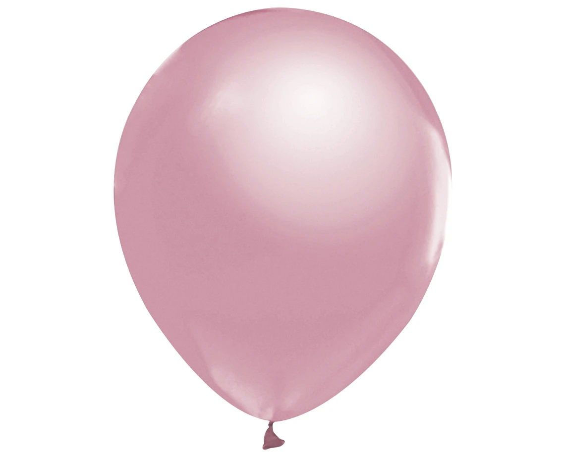 Balony B&C 12", metalik jasnoróżowe, 50szt.