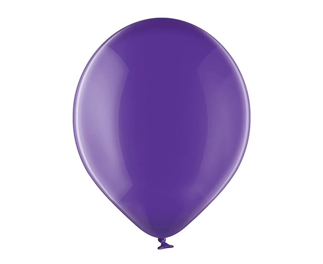 Balony Belbal 12", B105-023, (crystal quartz purple) crystal fioletowe, 100szt. KK