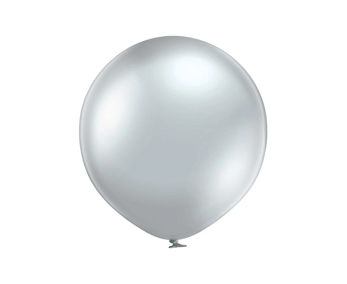Balony Belbal 5", D5-601, (glossy silver) glossy srebrne, 100szt.