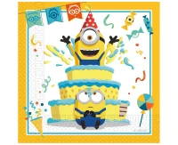 Serwetki "Minions: The Rise of Gru" 33x33 cm, 20 szt.