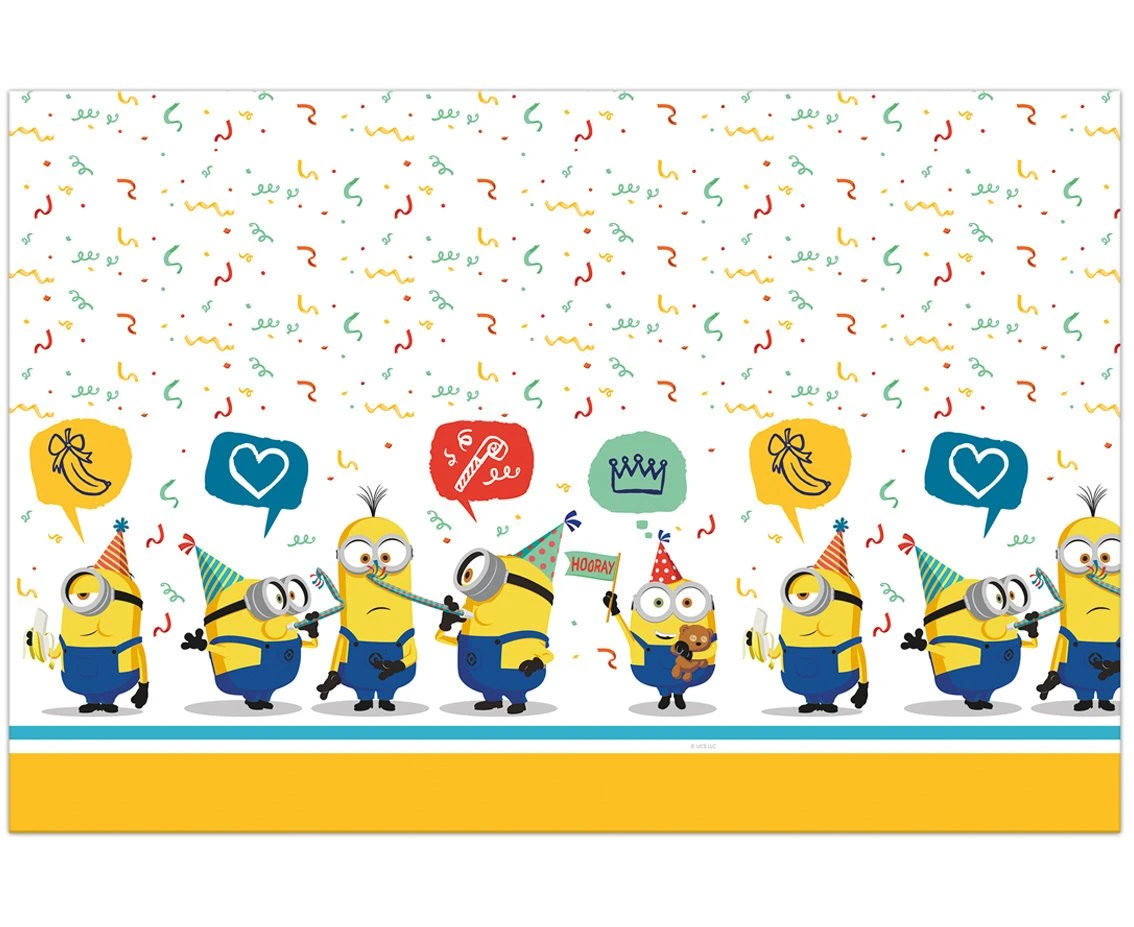 Obrus plastikowy "Minions 2 - The Rise of Gru" - 120 x 180 cm