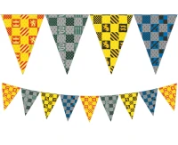 Banner Harry Potter Hogwarts Houses, flagi (papier FSC) KK