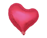 Balon Ibrex Hel, serce Sweet 14", Metallic Red, 5 szt.