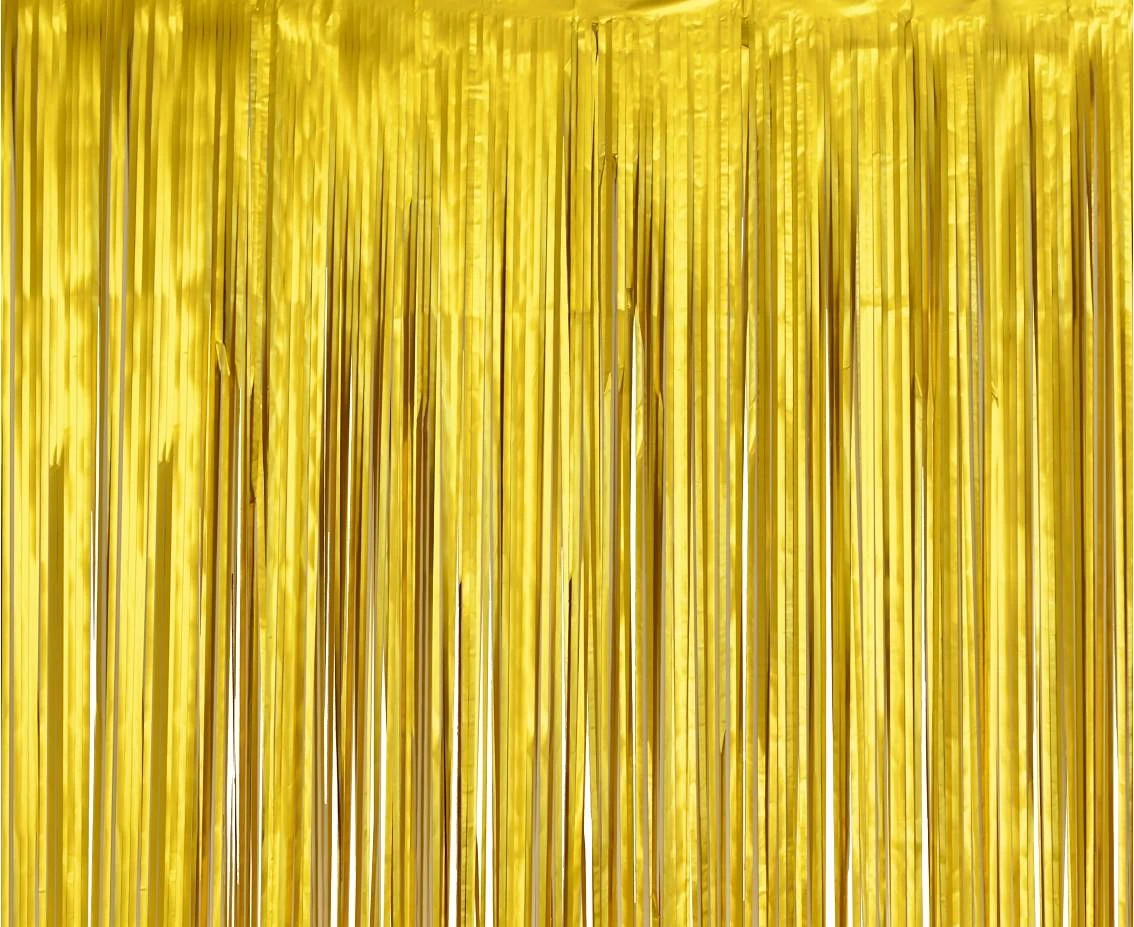 Kurtyna matowa B&C złota, 100x200 cm