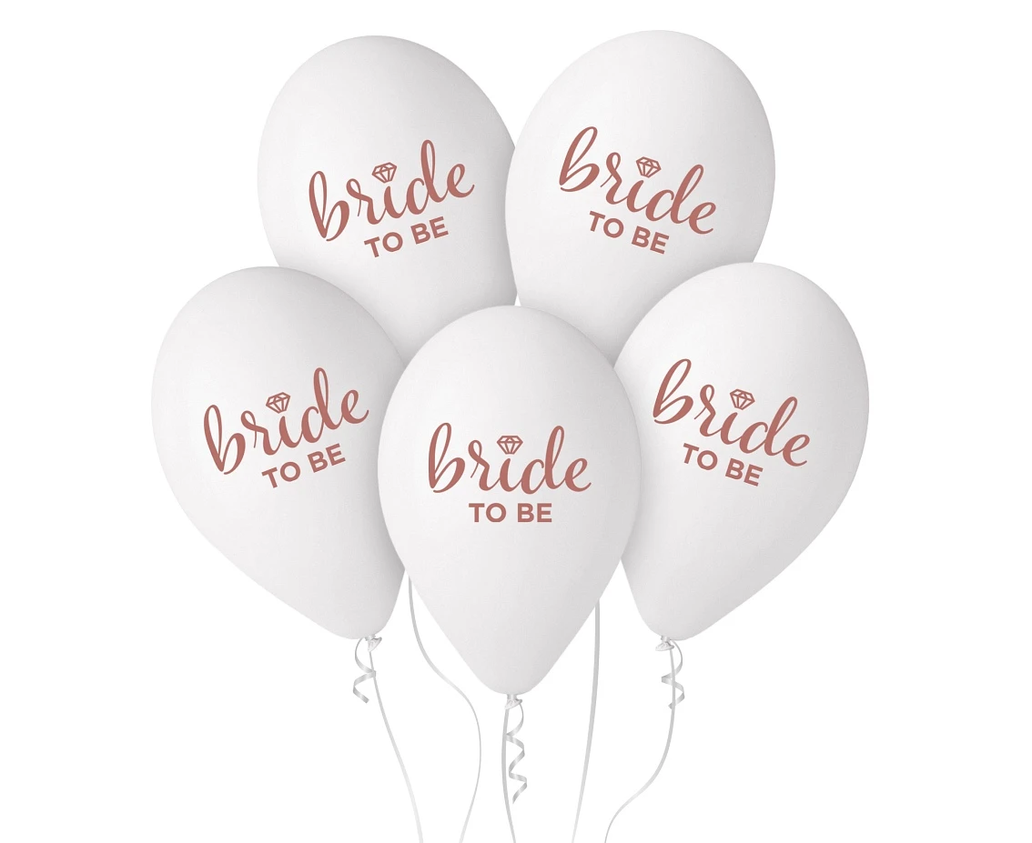 Balony Gemar 13", pastel premium hel bride to be, 5szt.