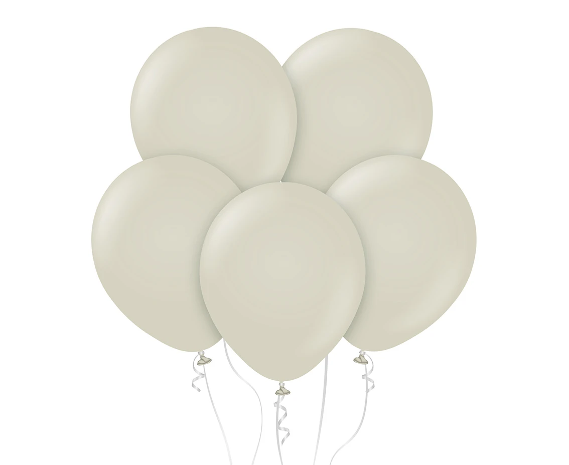 Balony B&C 12", pastel szaro-beżowe, 50szt. KK