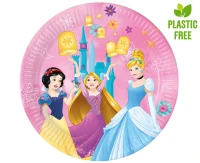 Talerzyki papierowe Princess Live Your Story (next generation) 23 cm, 8 szt. (plastic-free) KK