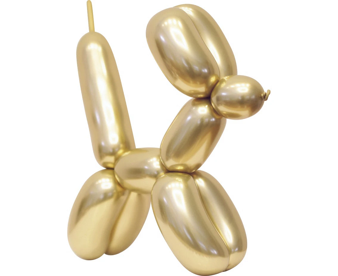 Balony B&C, do modelowania platyna jasnozłote, 50szt.