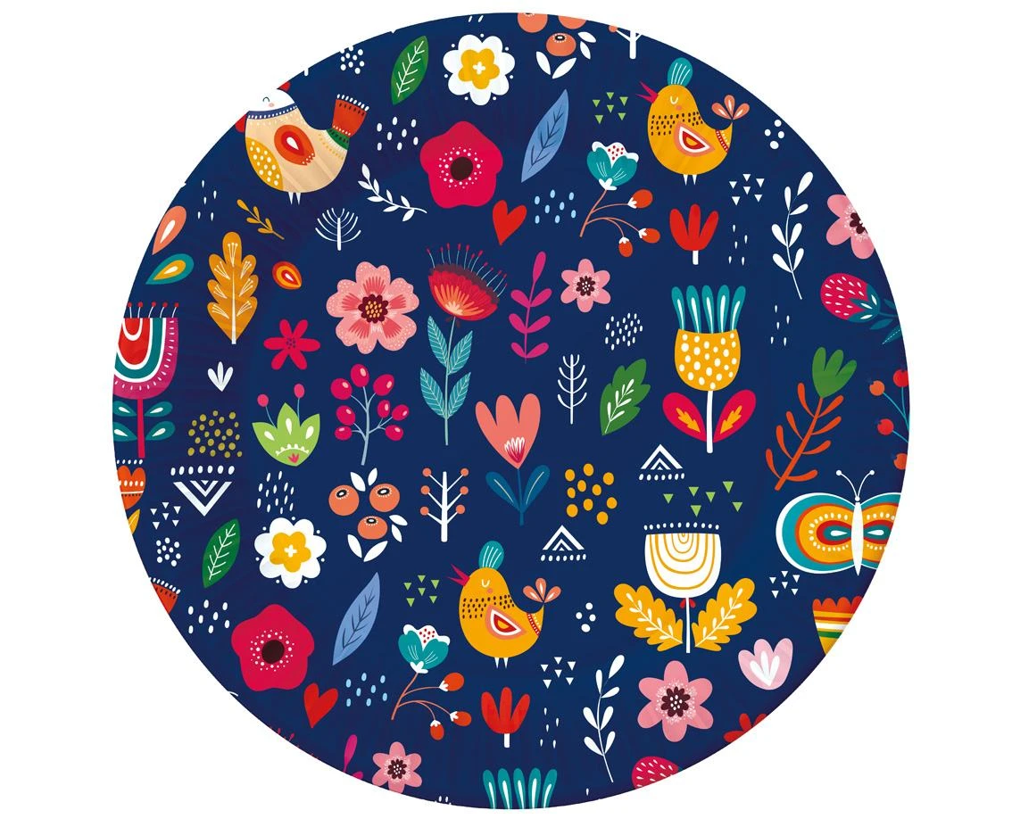 Talerzyki papierowe Kolekcja Summer - Have fun (dark), 18 cm/ 6 szt. KK