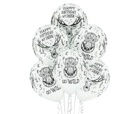 Balony Belbal 12", D11, leśne urodzinowe, 6szt. KK