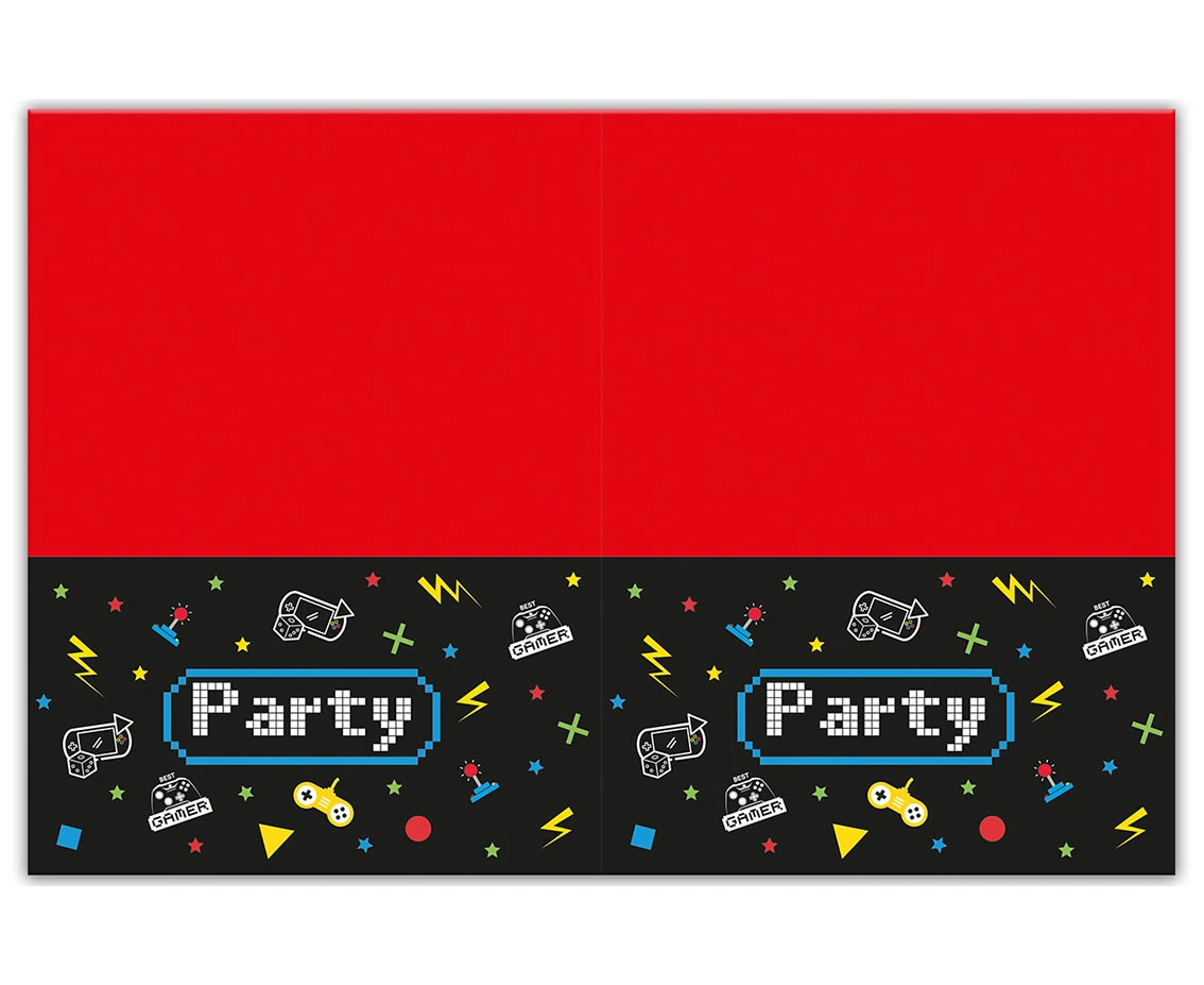 Obrus plastikowy Gaming Party, 120x180 cm