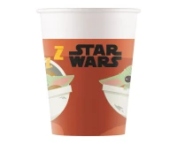 Kubeczki papierowe (WM), Star Wars Mandalorian, 200ml, 8 szt. (SUP label)