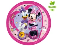 Talerzyki papierowe Minnie Junior, next generation, 23cm, 8 szt. (plastic-free) KK