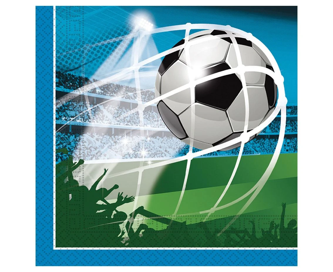 Serwetki papierowe Soccer Fans, 33x33 cm, 20 szt. (papier FSC)