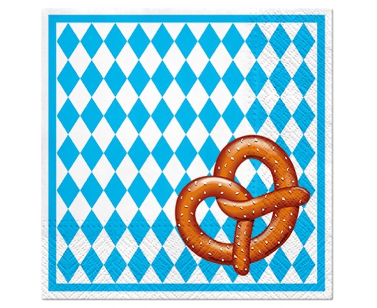 Serwetki papierowe Bavarian Pretzel 33x33 cm / 20 szt. kk.