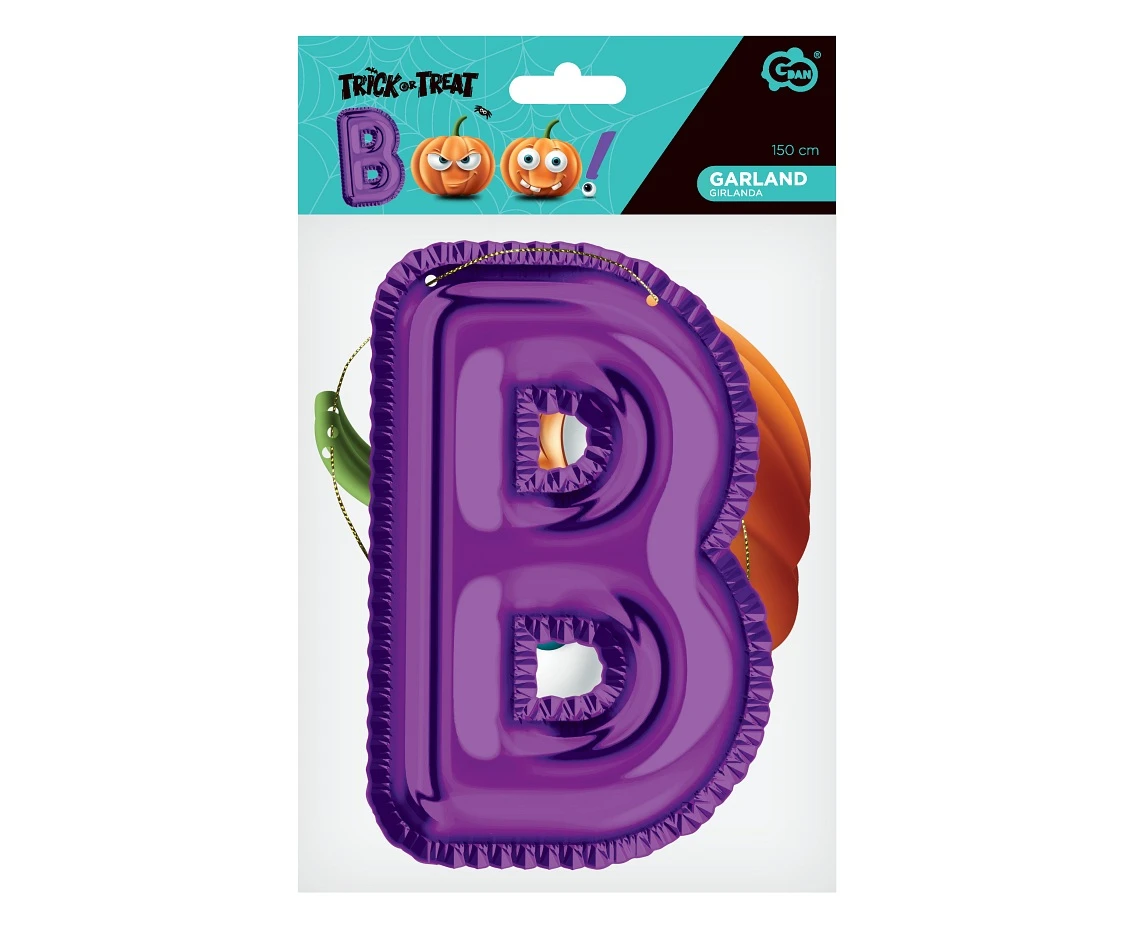 Girlanda papierowa Boo, 150 cm