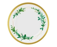 Talerzyki papierowe Celebrate (listki), 18 cm/ 6 szt. KK