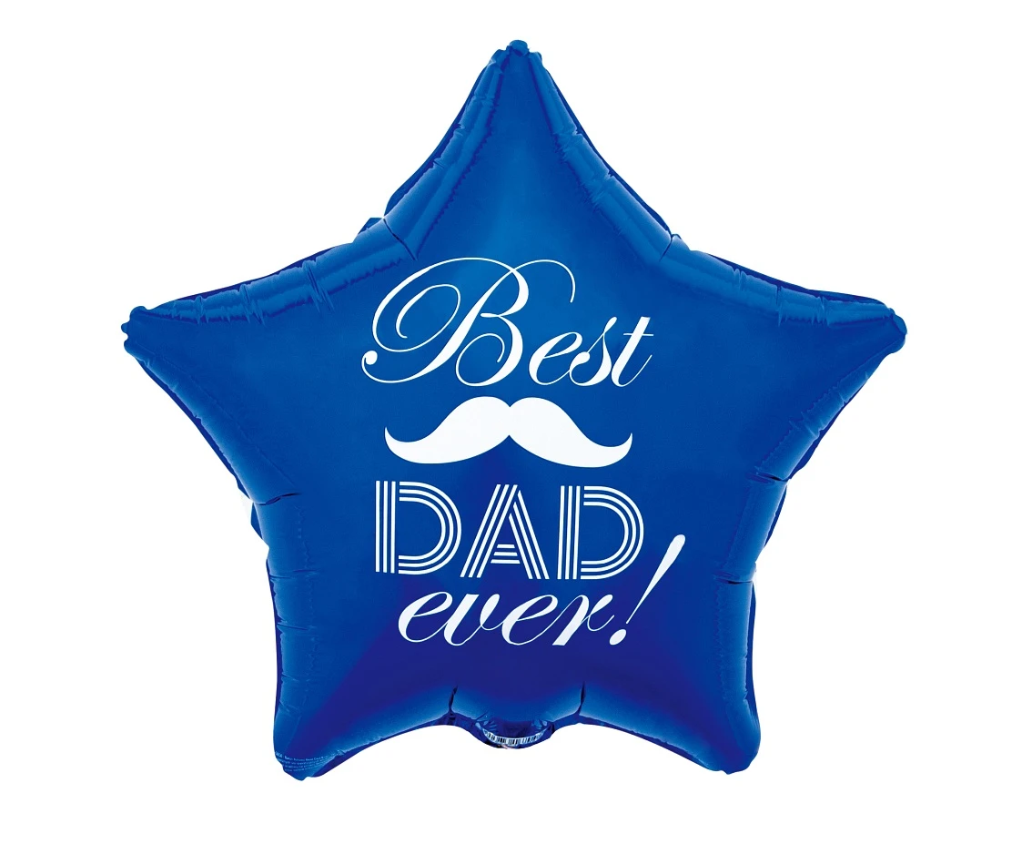 Balon foliowy Best Dad Ever, 19" KK