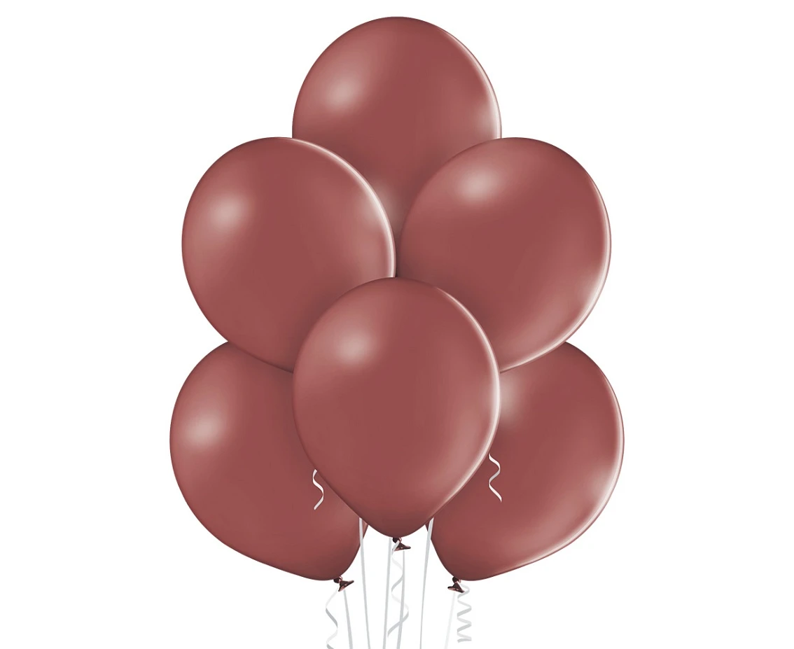 Balony Belbal 12", B105-486, (pastel brown burlwood) pastel jasnobrązowe, 100szt.