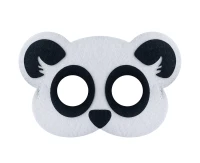 Maska filcowa Panda, 19x12 cm