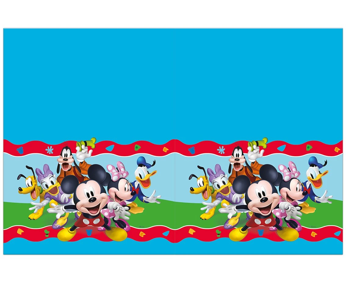 Obrus plastikowy "Mickey Rock The House" 120x180 cm KK