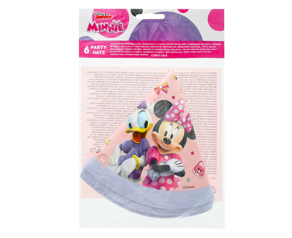 Czapeczki papierowe Minnie Junior, 6 szt. KK