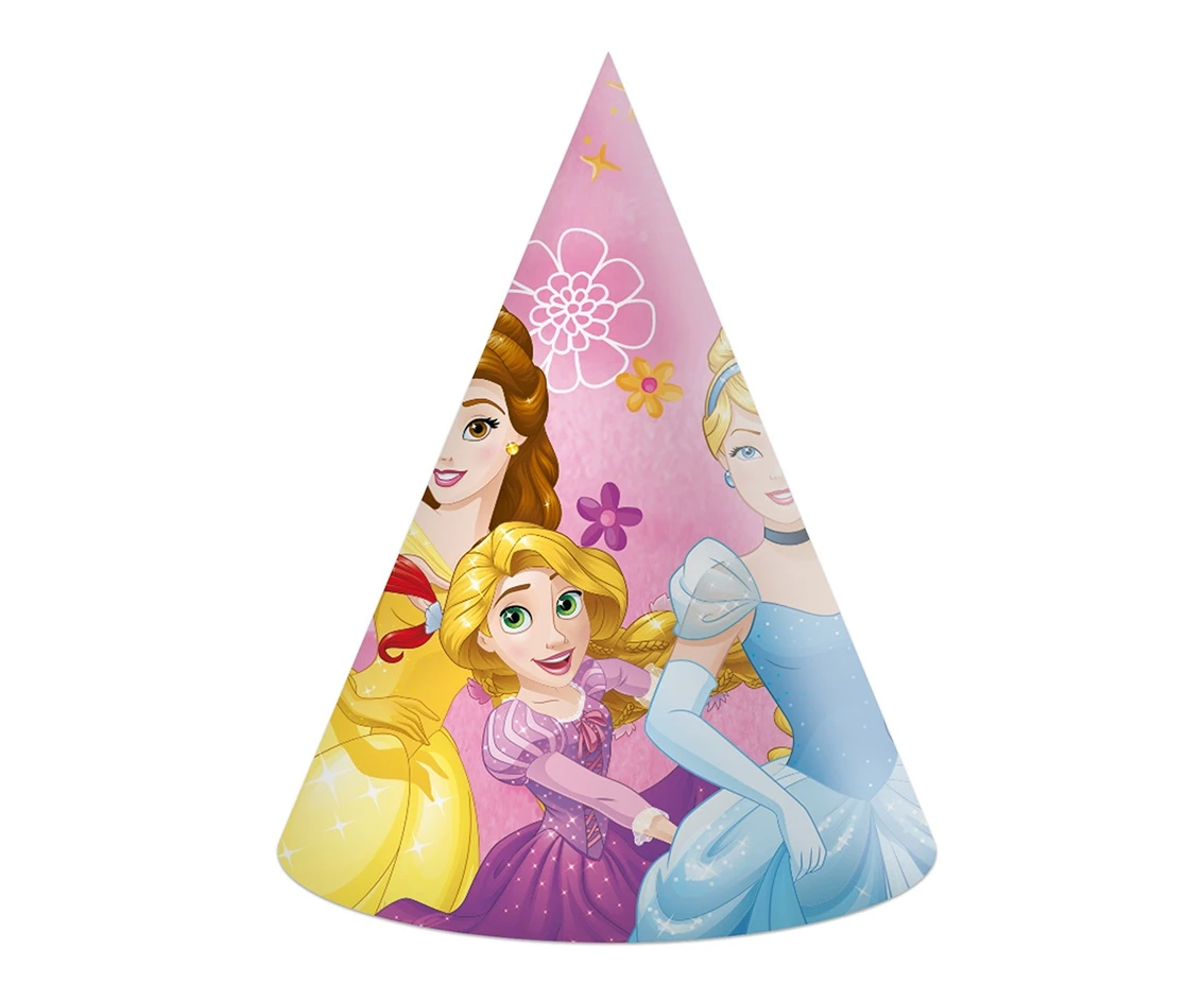 Czapeczki papierowe Princess Live Your Story 6 szt. KK