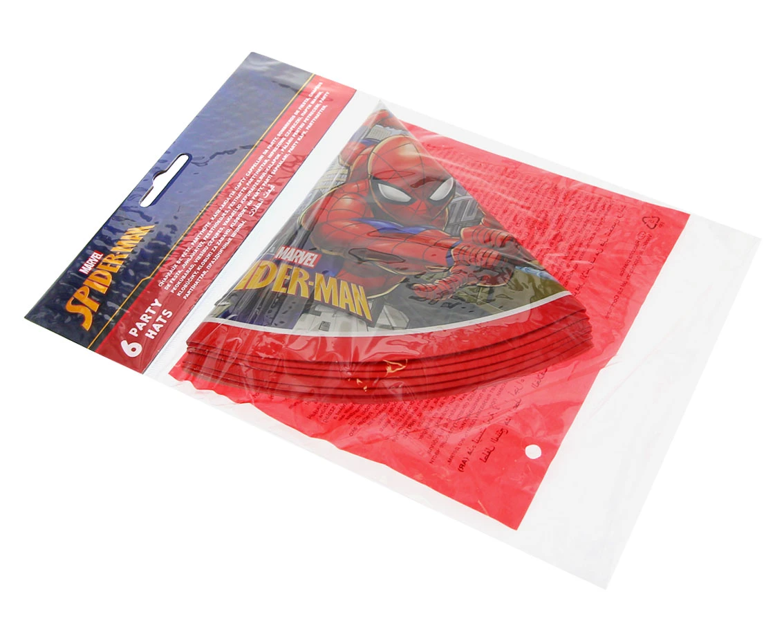 Czapeczki papierowe Spiderman Crime Fighter 6 szt. KK