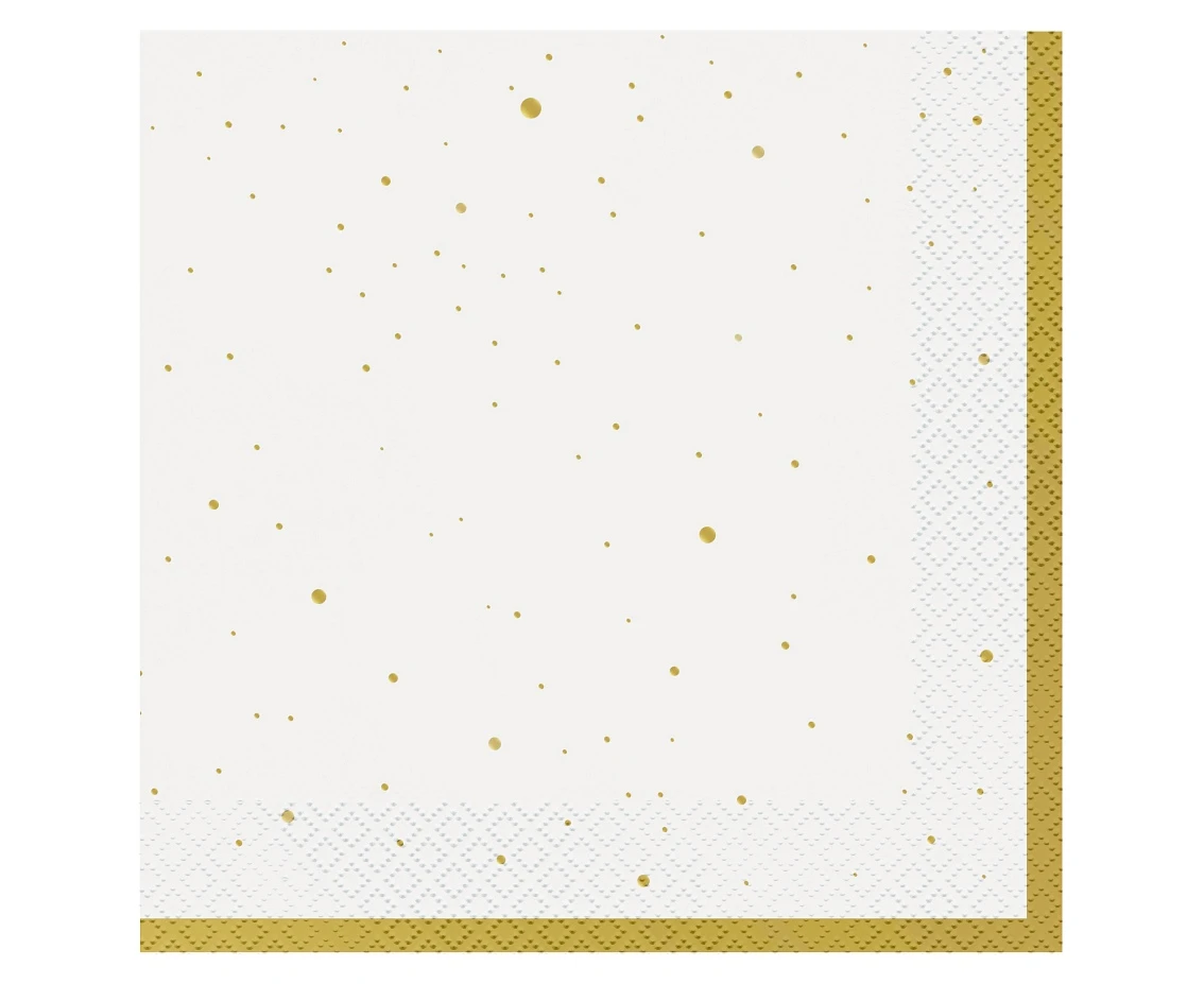 Serwetki Celebrate (złote), certyfikat FSC, 33x33 cm/ 20 szt. KK