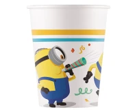 Kubeczki papierowe (WM) Minions Rise of Gru, 200ml, 8 szt. (SUP label) (papier FSC)