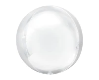 Balon foliowy ORBZ - Kula biała (pakowany) KK