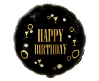 Balon foliowy Happy Birthday (B&G Party), 18 cali AA